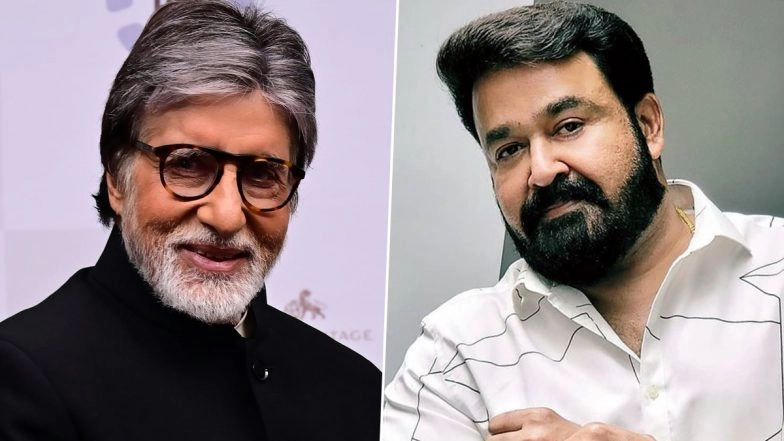 Barroz: Big B Wishes Mohanlal as South Superstar Begins Filming for His Directorial Debut 