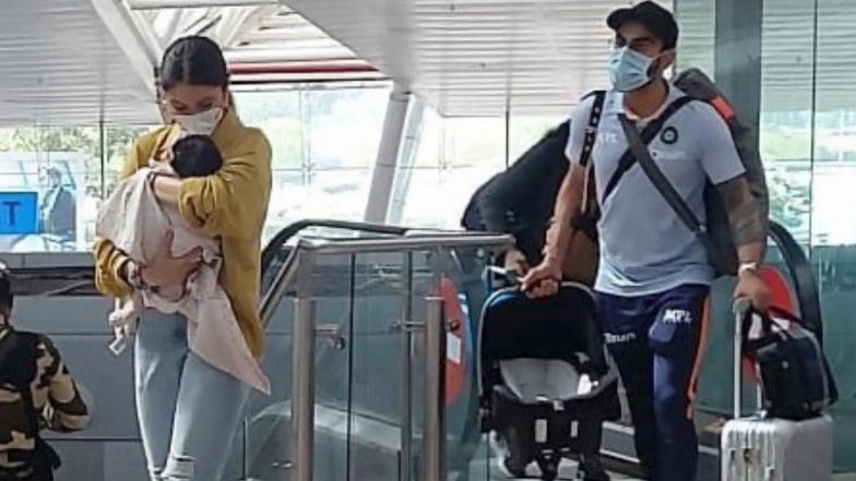 Virat Kohli And Anushka Sharma Along With Their Daughter Vamika Reach Pune Ahead Of India Vs England ODI Series (View Pics)