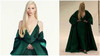 Anya Taylor-Joy’s Green Dior Haute Couture Dress and Over $1 Million of Tiffany Diamonds Make Us Go Green With Envy!