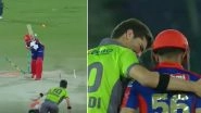 Shaheen Afridi Gives Babar Azam Warm Hug After Shattering His Stumps During Karachi Kings vs Lahore Qalandars Match in PSL 2021 (Watch Video)