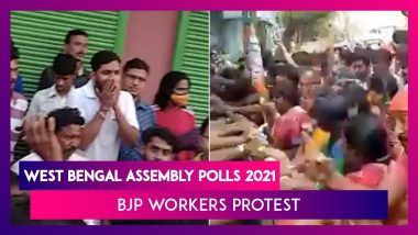 West Bengal Assembly Polls 2021: BJP Workers Protest Against Tickets To Former TMC Candidates