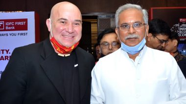 Chhattisgarh Chief Minister Bhupesh Baghel Meets Tennis Legend Andre Agassi in Delhi, Invites Him To Guide State’s Youth Tennis Players