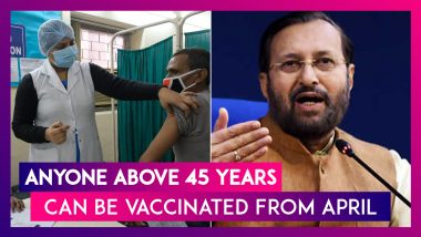 Coronavirus Vaccination: Central Government Says Anyone Above 45 Can Be Vaccinated From April 1