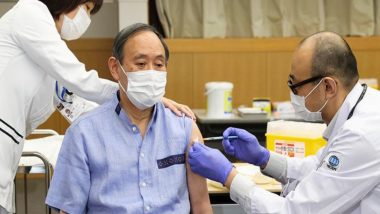 Japan PM Yoshihide Suga Receives 1st Dose of Pfizer COVID-19 Vaccine