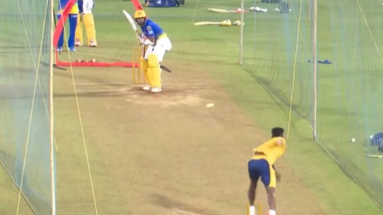 Cheteshwar Pujara Smashes Deepak Chahar, Karn Sharma for Massive Sixes Ahead of IPL 2021, Chennai Super Kings Fans React in Jubilation