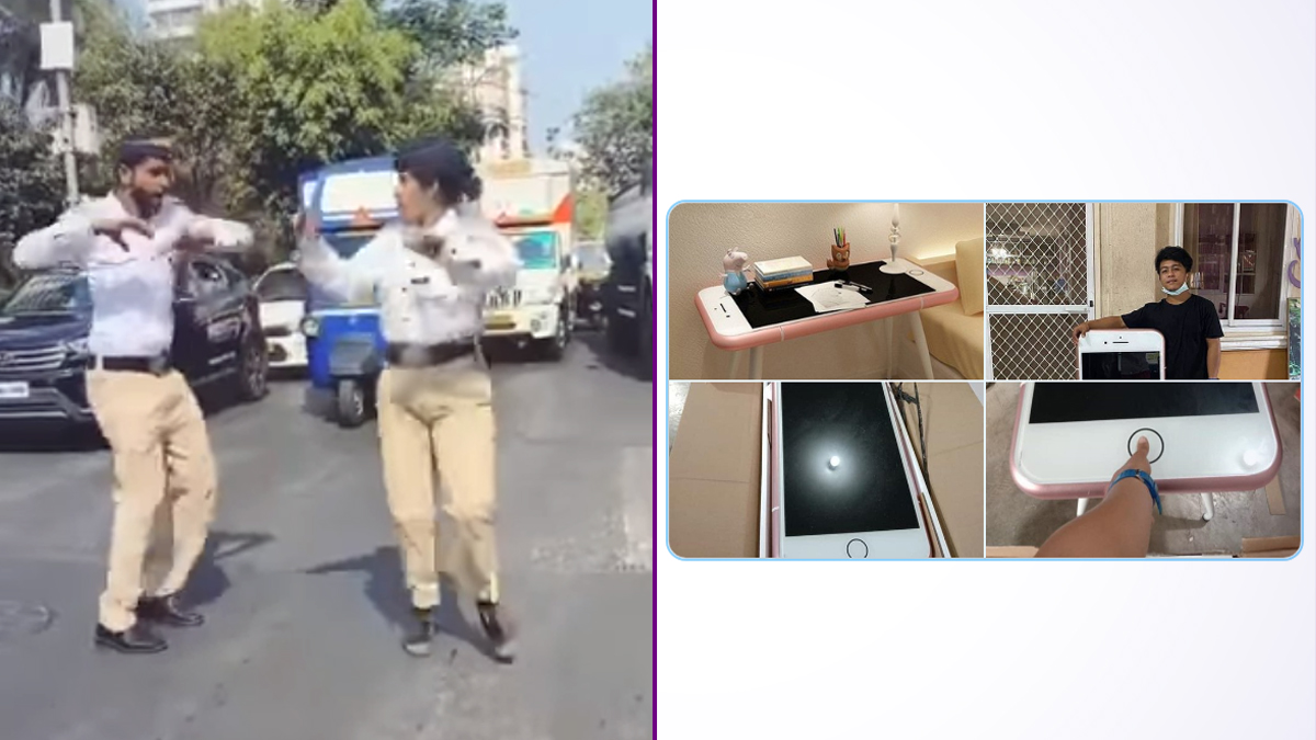 Video of Mumbai Traffic Police Dancing in the Middle of Street Goes Viral! Watch