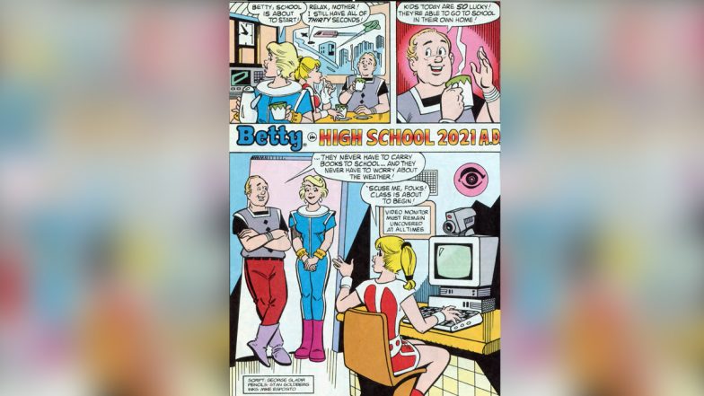 Did Archie Comics Predict the Pandemic Schooling? Viral Tweet of 1997 Issue 'Betty High School 2021 A.D.' Depicts Remote Learning & Netizens Are Stunned