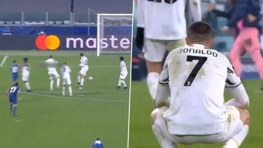 Cristiano Ronaldo Turns Away As Ball Sneaks Through His Legs Allowing Porto To Score the Decisive Goal That Knocked Juventus Out of Champions League (Watch Video)