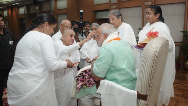 Dadi Hriday Mohini Dies at 93: PM Narendra Modi Expresses Grief on Demise of Brahma Kumaris' Chief