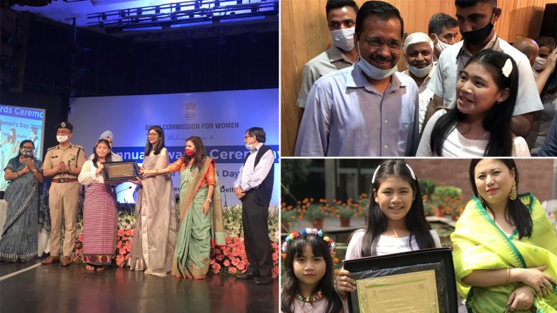 Licypriya Kangujam, Environmental Activist, Receives International Women's Day 2021 Award From Delhi CM Arvind Kejriwal (See Pics)