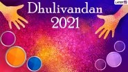 Dhulivandan 2021 Messages, Quotes & Greetings: 'Happy Holi' WhatsApp Stickers, GIFs, Rang Panchami Wishes, Telegram Pics and Signal Photos to Celebrate the Festival of Colours