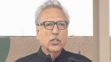 After Imran Khan, Pakistan President Dr Arif Alvi Tests Positive for COVID-19 After Taking Chinese Vaccine Sinopharm