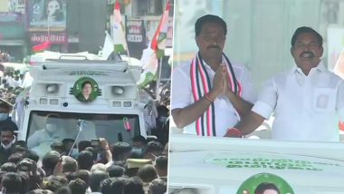 Tamil Nadu Assembly Elections 2021: Edappadi K Palaniswami, AIADMK Leader & CM, Campaigns in Karur