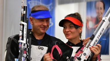 ISSF World Cup 2021: Peter and Roxana Sidi, Shooting’s Power Couple, Arrive in Delhi To Take Part in the Ongoing Tournament