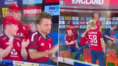 Eoin Morgan, Jos Buttler Has Awkward Handshake Moment During IND vs ENG 1st T20I, Stuart Broad Terms It Highlight of the Match (Watch Video)