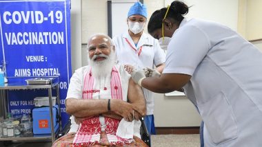 PM Narendra Modi’s COVID-19 Vaccination Is Inspirational, Says Union Minister of State for Health and Family Welfare Ashwini Kumar Choubey