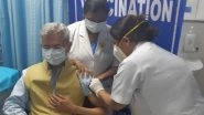 EAM S Jaishankar, After Receiving COVID-19 Vaccination, Says &lsquo;Feeling Perfectly Fine and Confident&rsquo;