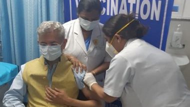 EAM S Jaishankar, After Receiving COVID-19 Vaccination, Says ‘Feeling Perfectly Fine and Confident’