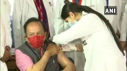 Health Minister Dr Harsh Vardhan, His Wife Take First Dose of COVID-19 Vaccine, Watch Video