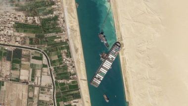 Suez Canal Service Provider Says Container Ship 'Ever Given' Set Free After Blocking Waterway for 6 Days