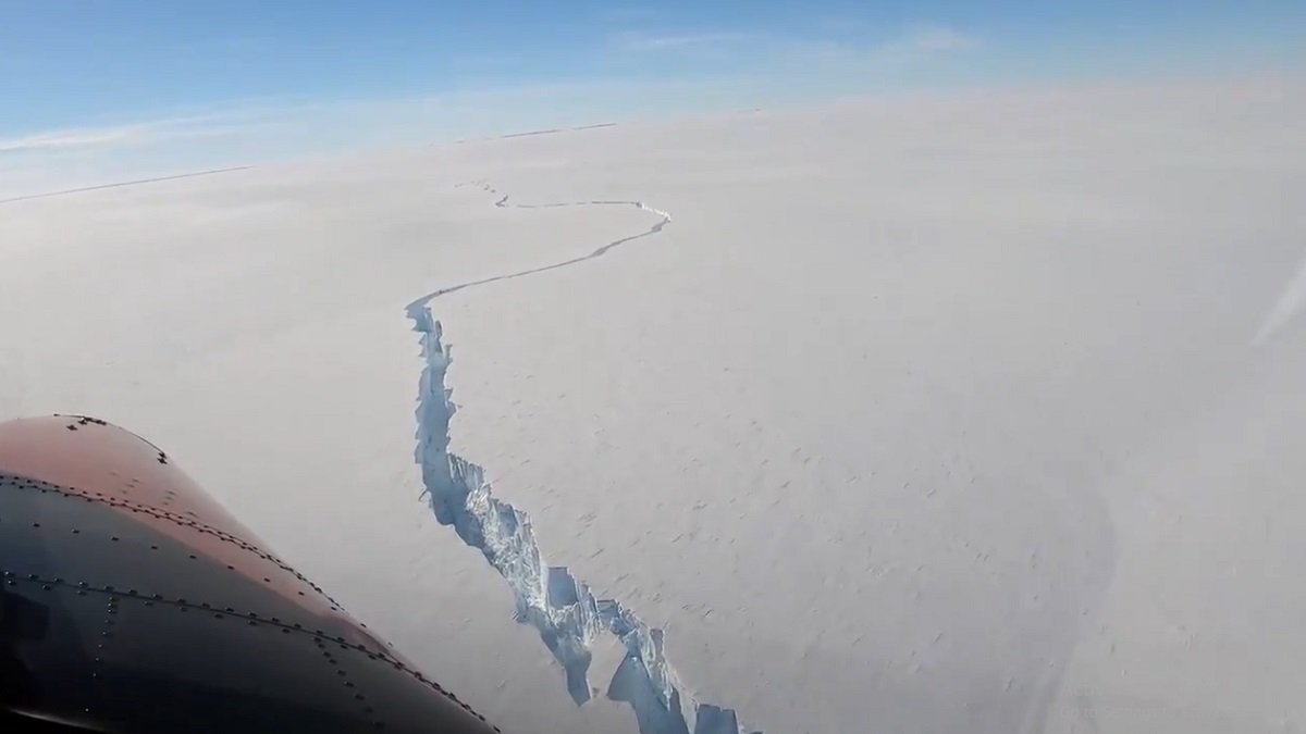 Giant Antarctic Iceberg, Double the Size of Mumbai, Breaks Off Ice Shelf, Watch Viral Video