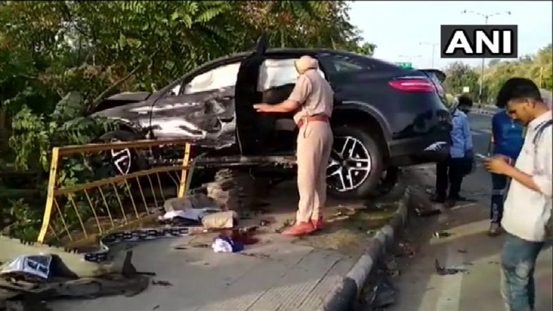 Punjab: Speeding Mercedes Car Kills Three People in Mohali; Driver Arrested