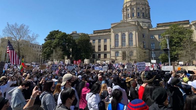 US Spa Shootings Aftermath: Rallies in Atlanta, Nation Against Hate, Racism, Xenophobia and Misogyny