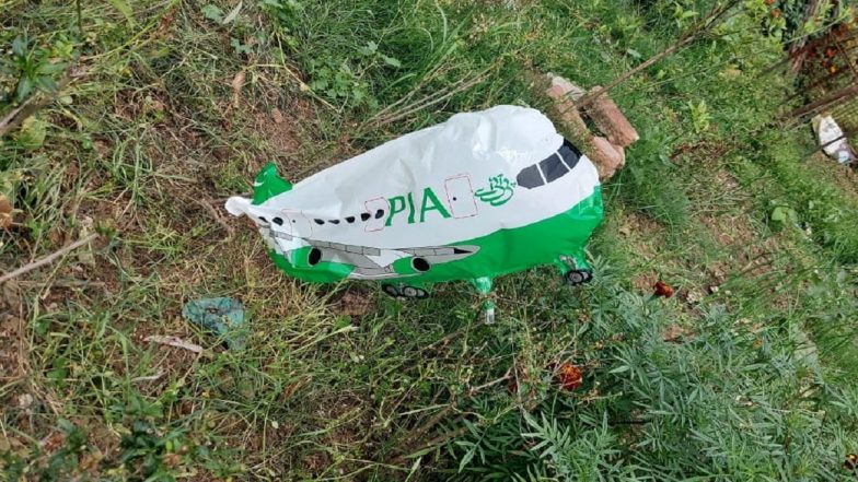 Jammu and Kashmir: Aircraft-Shaped Balloon With 'PIA' Written on It Recovered by Police in Bhalwal