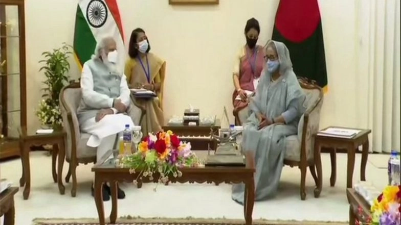 PM Narendra Modi Holds Talks with Sheikh Hasina; India, Bangladesh Sign Five MoUs