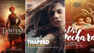 Filmfare Awards 2021 Technical and Short Film Winners: Ajay Devgn's Tanhaji, Taapsee Pannu's Thappad, Sushant Singh Rajput's Dil Bechara Score Wins (See Full List)