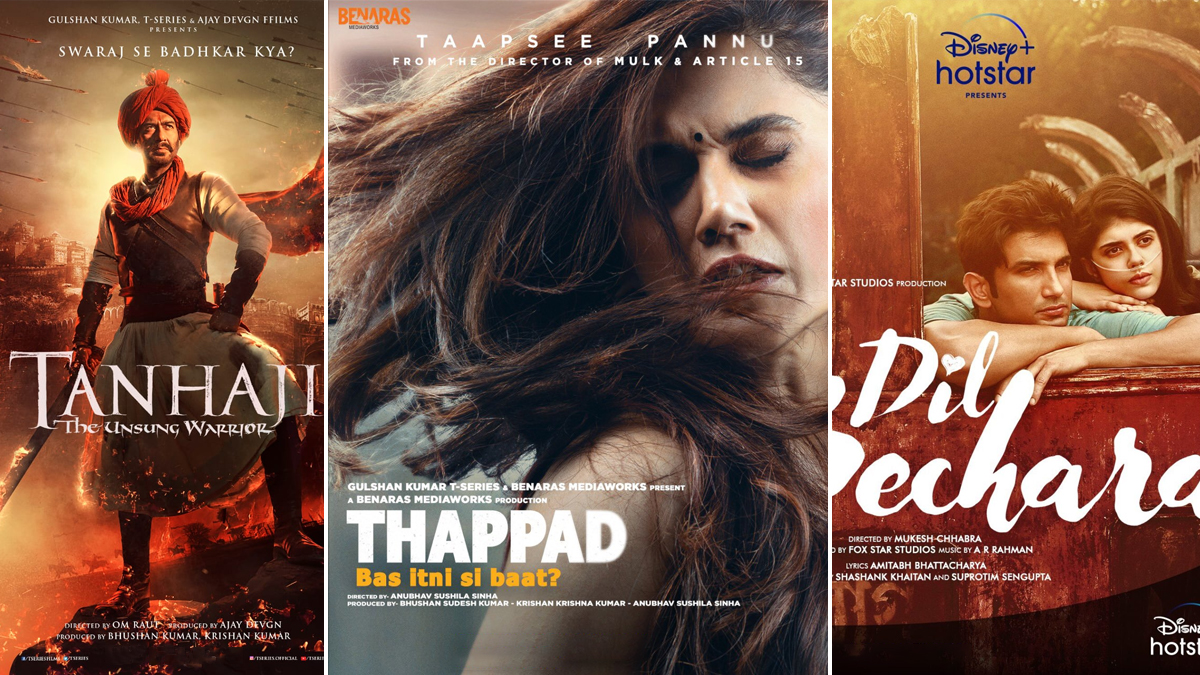 Filmfare Awards 2021 Technical and Short Film Winners: Ajay Devgn's  Tanhaji, Taapsee Pannu's Thappad, Sushant Singh Rajput's Dil Bechara Score  Wins (See Full List) | ? LatestLY