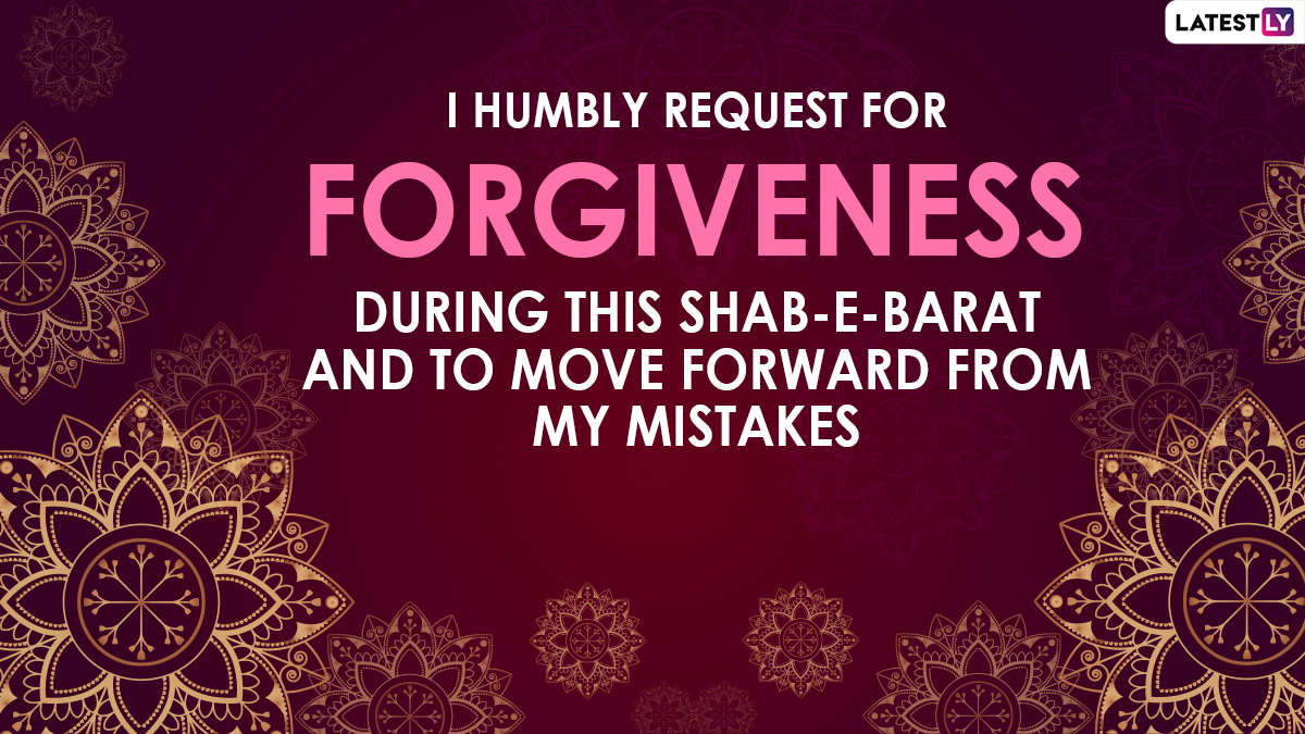 Shab-E-barat Mubarak 2021 Forgiveness Messages and HD Images ...