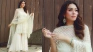 Hansika Motwani Steps Out in Her Princessy Sharara Set and All We Can Say Is 'Mashallah' (View Pics)