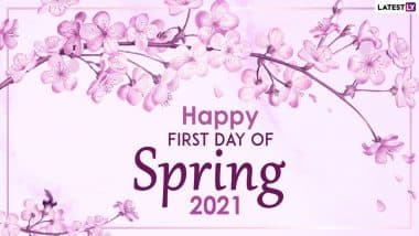 Spring Season 2021 Greetings, HD Images, Wishes and WhatsApp Sticker Messages: Wish ‘Happy Spring’ With Facebook Quotes, Signal and Telegram Photos, Wallpapers on Spring Equinox