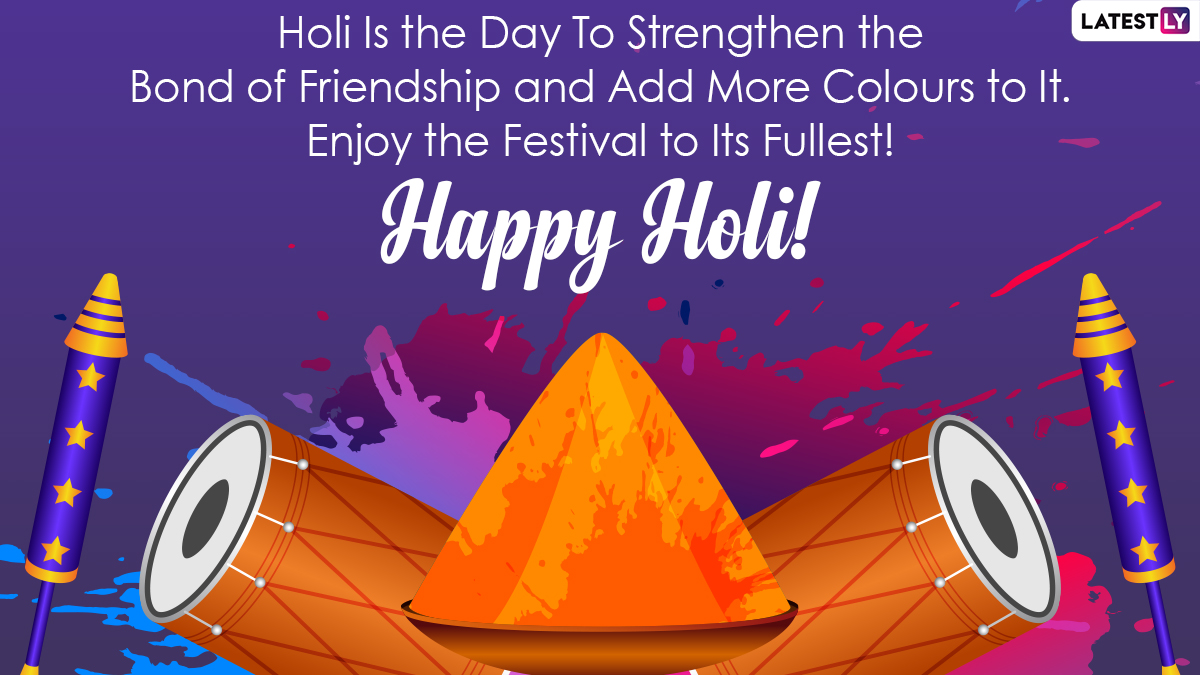 Happy Holi 2021 Messages in Advance: 'Holi Hai' WhatsApp Stickers ...