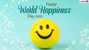 International Day of Happiness 2021 Quotes, Wishes & Images: WhatsApp Stickers, Telegram Photo, GIFs, Signal Messages and Happy Greetings to Celebrate the Day
