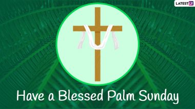 Holy Week Palm Sunday 2021 Wishes & Messages: WhatsApp Stickers, Scriptures, HD Images, Bible Verses, GIF Greetings, Quotes and SMS to Wish Family and Friends