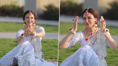 Holi 2021: Saumya Tandon Looks Elegant As She Dances to Mohe Rang Do Laal (Watch Video)