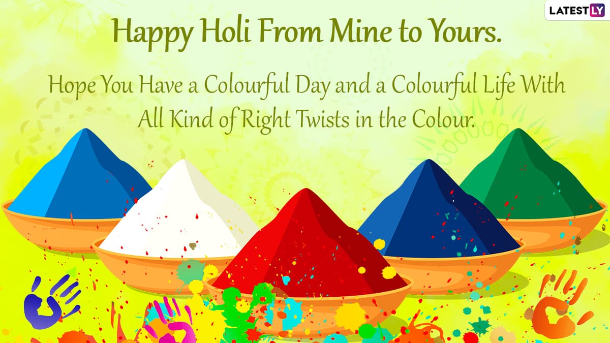 Happy Holi 2021 in Advance Wishes and WhatsApp Stickers: Chhoti ...