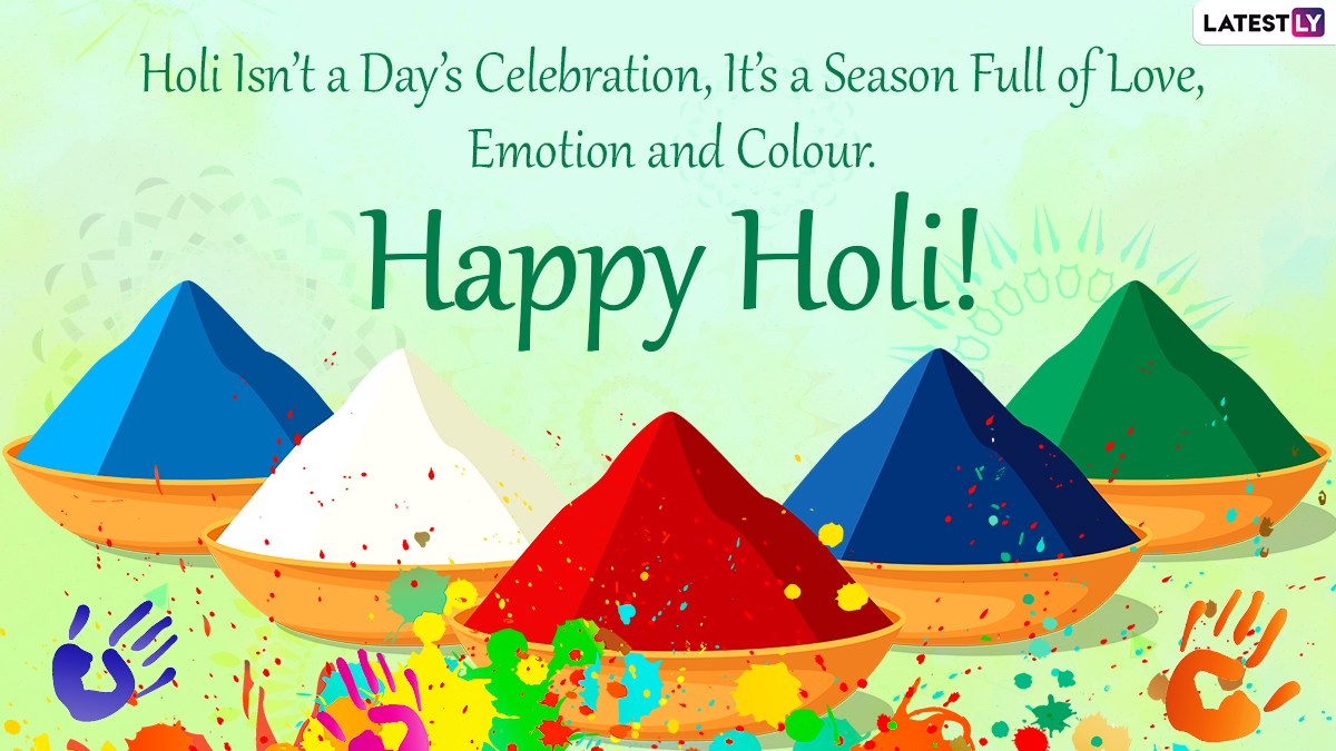 Happy Holi 2021 in Advance Wishes and WhatsApp Stickers: Chhoti ...