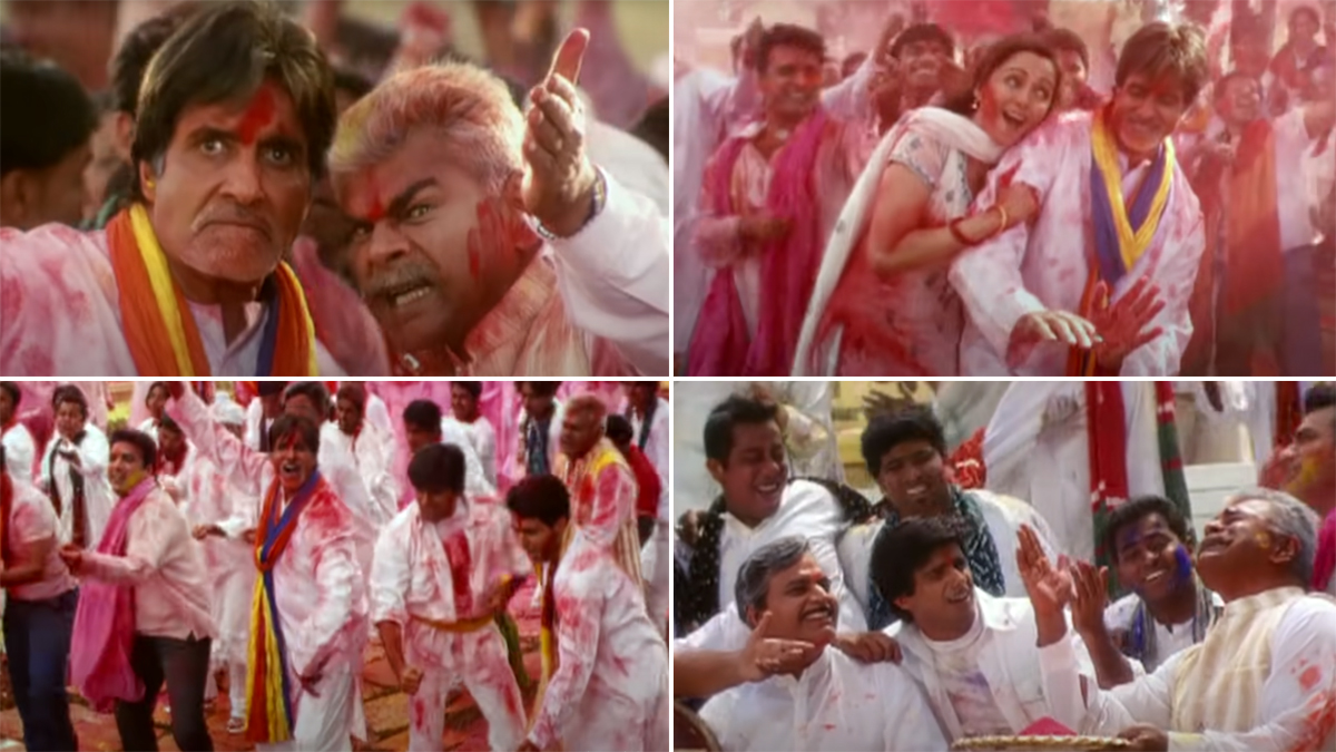 Holi Song 'Hori Khele Raghuveera': Celebrating Holi 2021 Without The Amitabh Bachchan & Hema Malini OG Number? Watch Video NOW | 🙏🏻 LatestLY