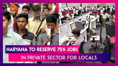 Haryana To Reserve 75% Jobs In Private Sector For Locals, Governor Approves Bill