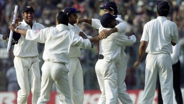This Day That Year: India Scripted History After a Win Over Australia at Eden Gardens in 2001