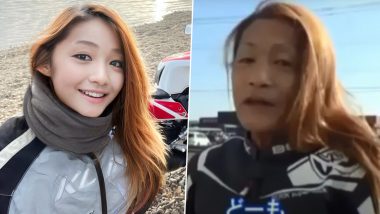 FaceApp Fad! Young & Beautiful Japanese Female Motorbike Rider Is Actually a 50-Year-Old Man (See Pics & Video)