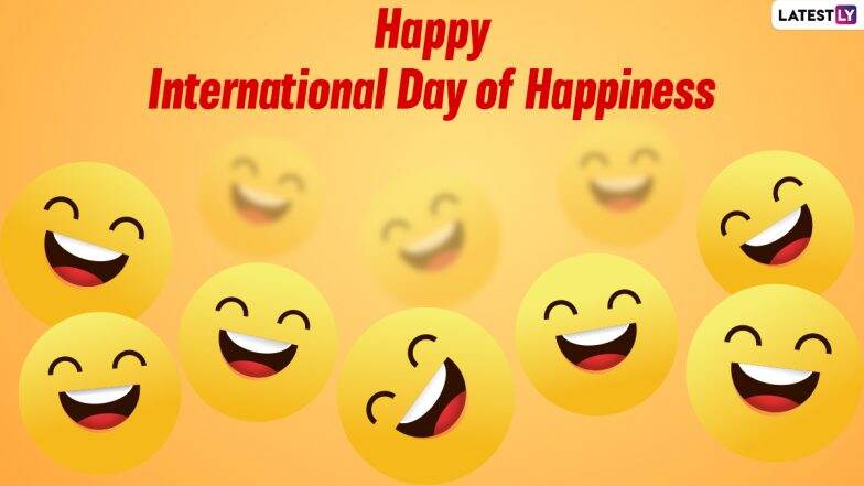 International Day of Happiness 2021: Netizens Share Happy Smile Pics, Wishes, Greetings, WhatsApp Stickers, Telegram Photos and Cute Quotes on Twitter