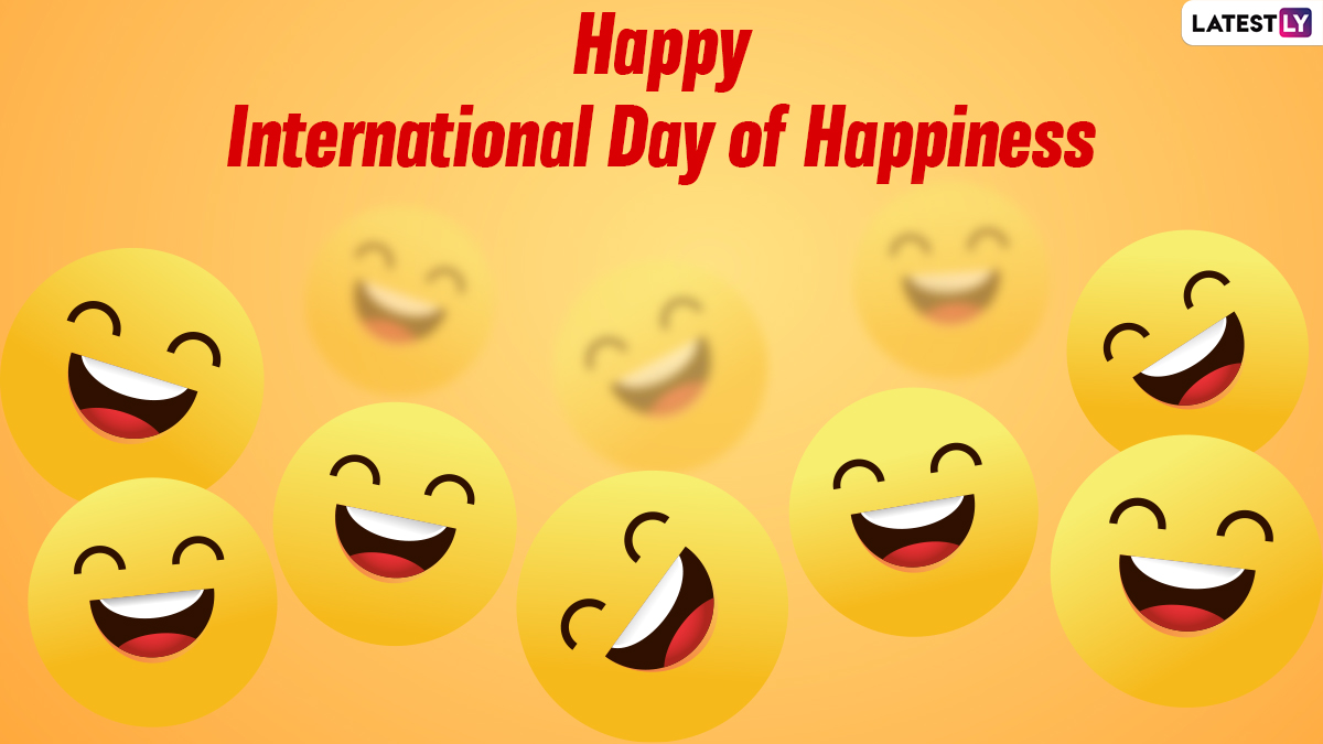 Festivals & Events News International Day of Happiness HD Images
