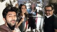 Bhool Bhulaiyaa 2: Kartik Aaryan, Kiara Advani Welcome Tabu as She Resumes Shoot of the Upcoming Horror-Comedy (View Post)