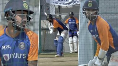 KL Rahul Can’t Wait to Take the Field at Narendra Modi Cricket Stadium in Ahmedabad, Shares Glimpses from Training Session Ahead of IND vs ENG T20I Series 2021