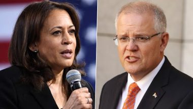 US Vice President Kamala Harris Talks to Australian PM Scott Morrison, Discusses Cooperation on China, Indo-Pacific