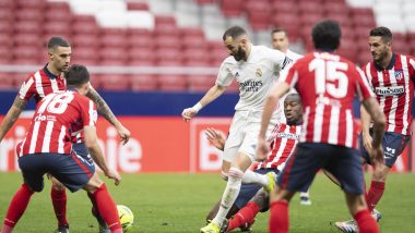 Atletico Madrid 1–1 Real Madrid, La Liga 2020–21 Goal Video Highlights: Karim Benzema’s Late Equaliser Keep Title Race Alive